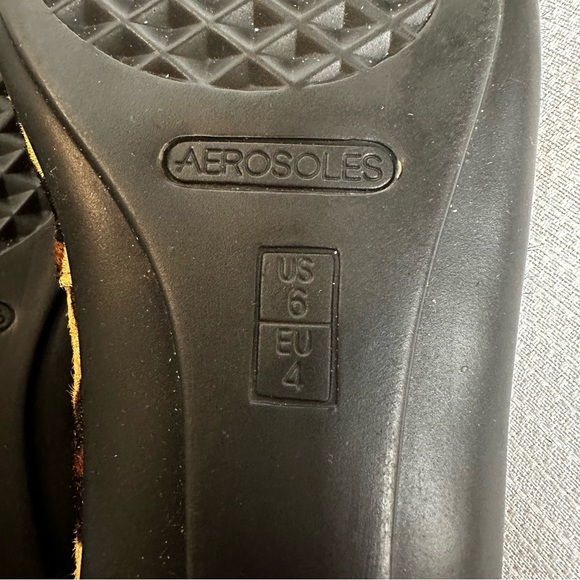 Aerosoles Betunia 6M Leopard Print Calf Hair Loafers Flats Leather Upper Comfort - Picture 8 of 8